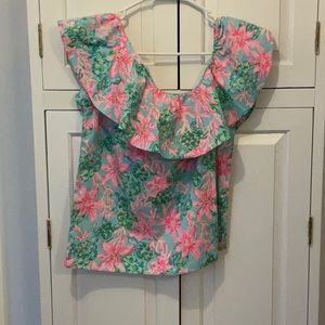 Lilly Pulitzer NWT Off-the-shoulder Blouse Size S